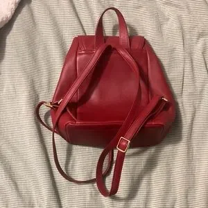 Coach 9858 series leather small backpack Coach F3W 9858 Legacy Tan Leather Drawstring Backpack | eBay main image 2